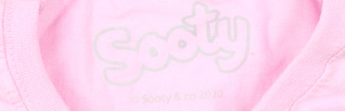 Sooty Girls Pink Graphic T-Shirt 12-13 Years