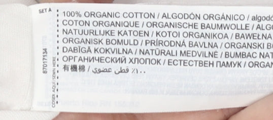 MNG Women's White V-Neck T-Shirt, Size M, Casual