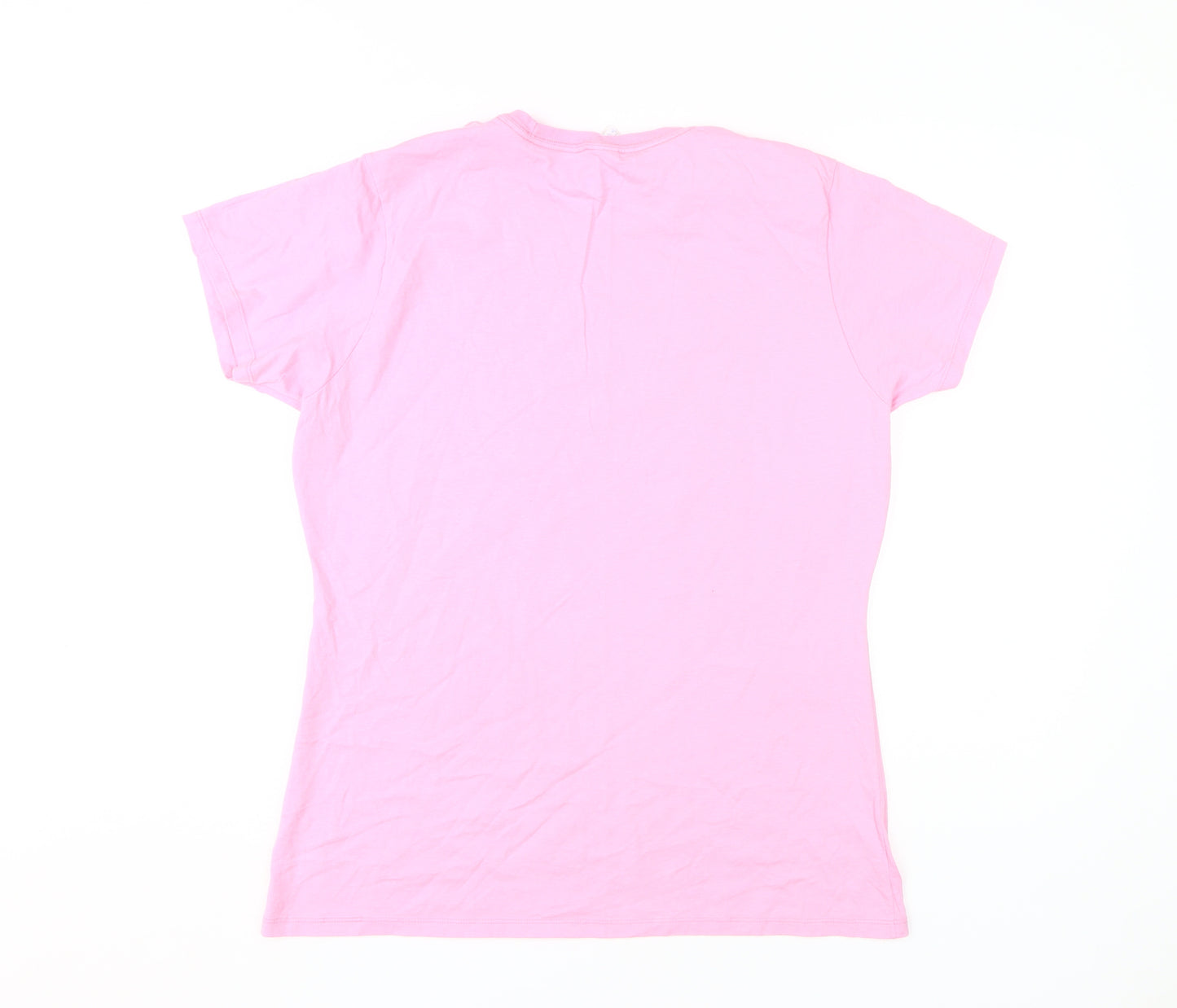 Disney Women's Pink Minnie Mouse T-Shirt, L