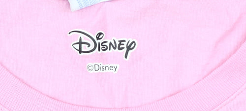 Disney Women's Pink Minnie Mouse T-Shirt, L