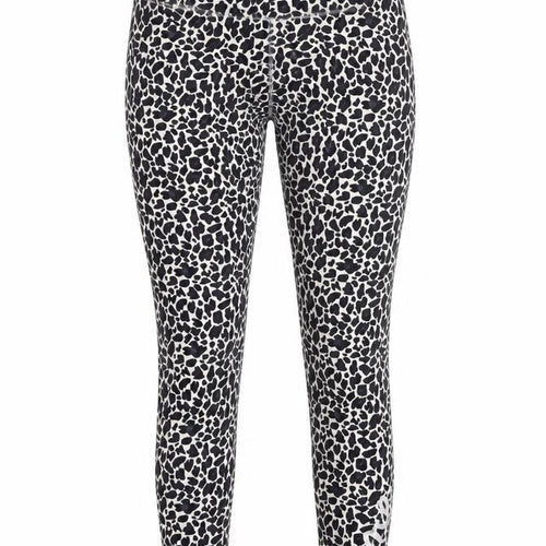 Pineapple XS Women Black Animal Print Leggings