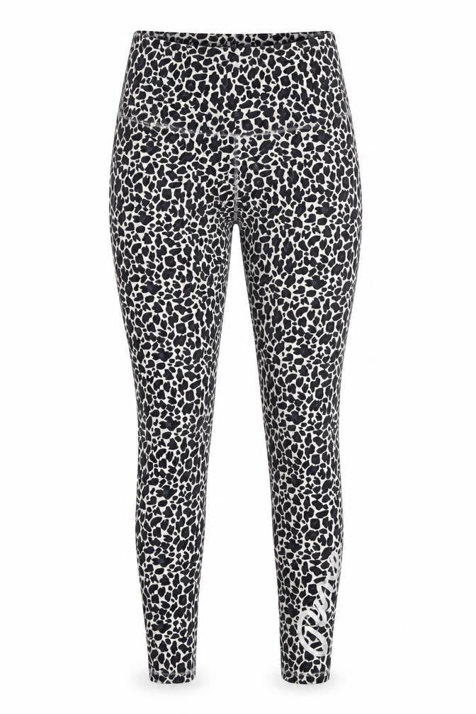 Pineapple XS Women Black Animal Print Leggings