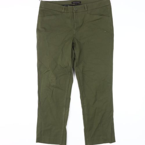 Banana Republic Women's Green Straight-Leg Jeans Size 10