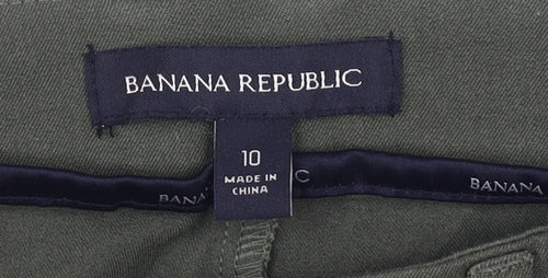 Banana Republic Women's Green Straight-Leg Jeans Size 10