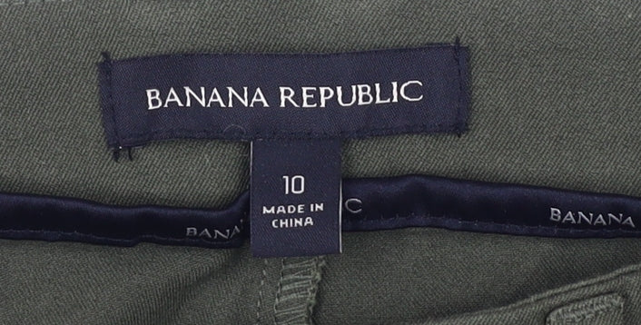 Banana Republic Women's Green Straight-Leg Jeans Size 10
