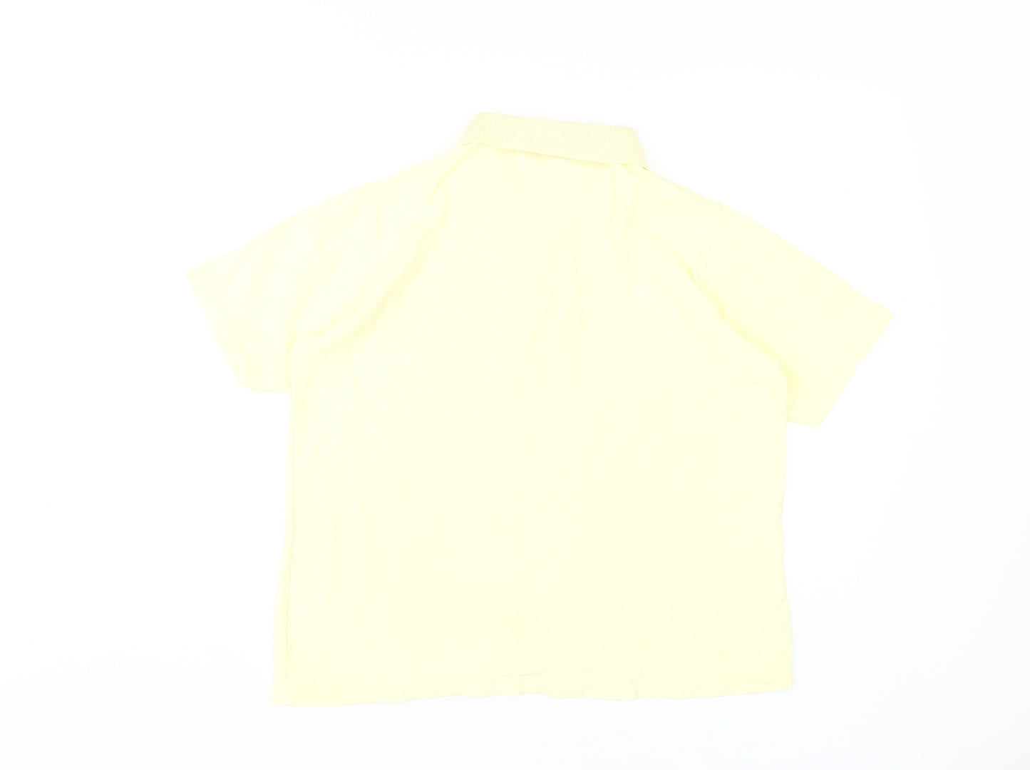 EWM Women's Yellow Polo Shirt - M, Short Sleeve