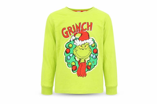 Boys Green Grinch Pyjama Top, 4-5 Years, Christmas