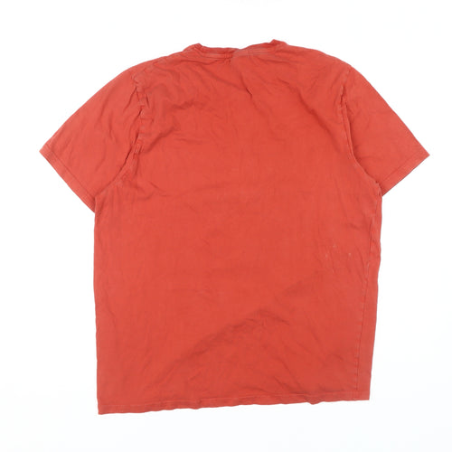 Marvel Deadpool Men's Red Graphic T-Shirt Size L