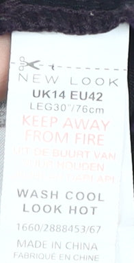 New Look Women’s Black Skinny Jeans, Size 14