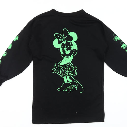 Disney Women's Minnie Sweatshirt Black Size 6