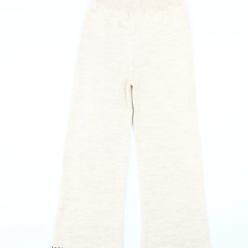 KatchMe Ivory Women's Trousers S | Acrylic | Elastic Waist