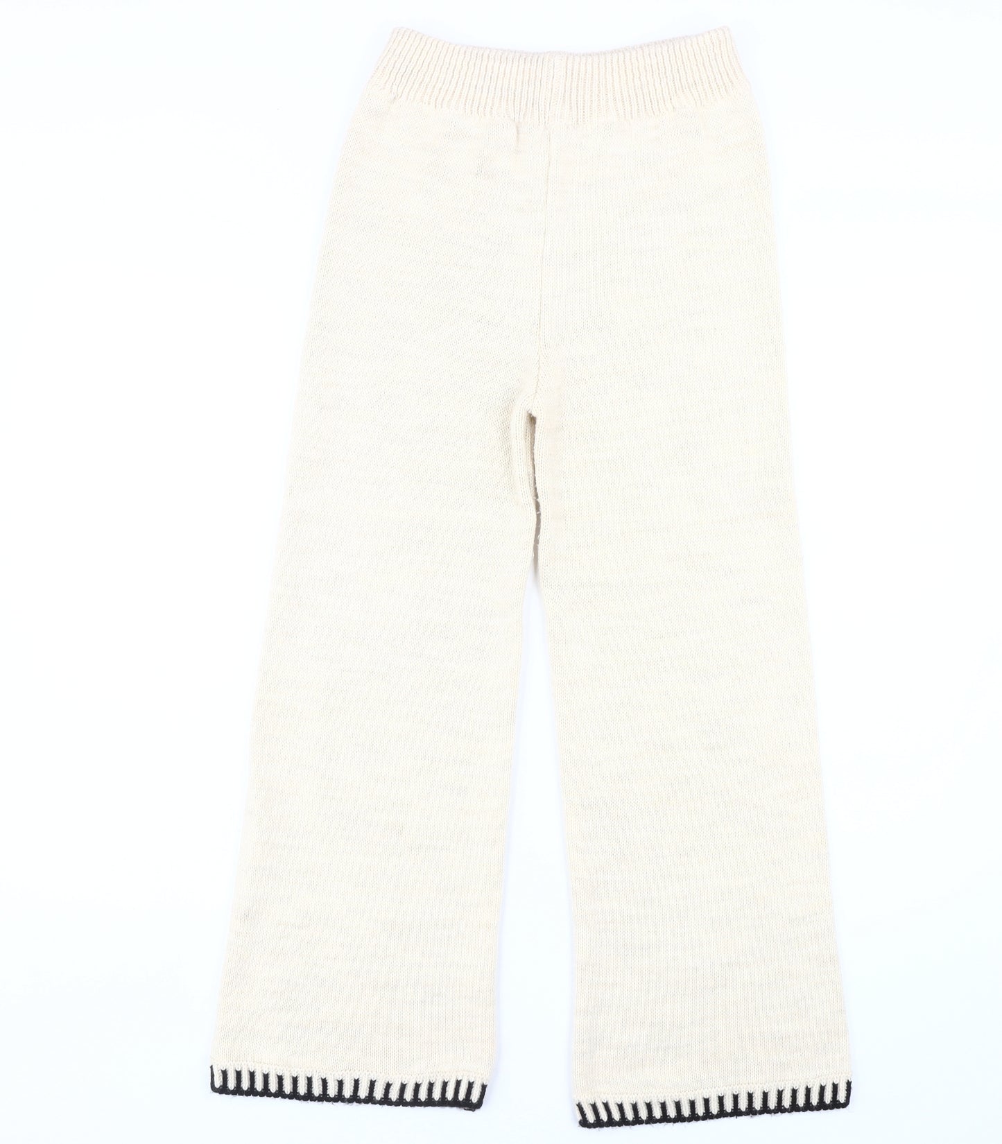 KatchMe Ivory Women's Trousers S | Acrylic | Elastic Waist