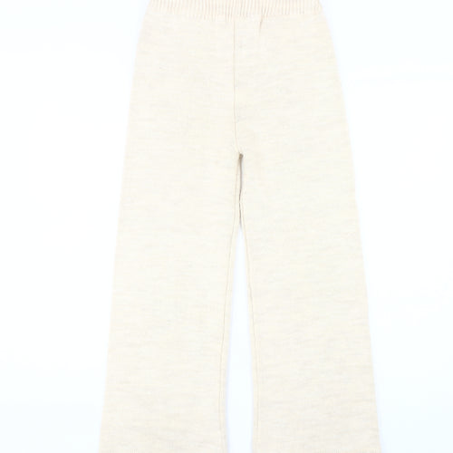 KatchMe Ivory Women's Trousers S | Acrylic | Elastic Waist