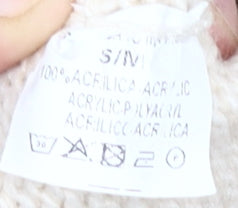 KatchMe Ivory Women's Trousers S | Acrylic | Elastic Waist