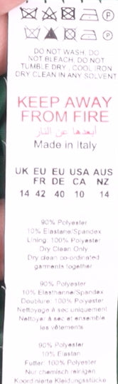 Boohoo Women's Green Blazer - Size 14