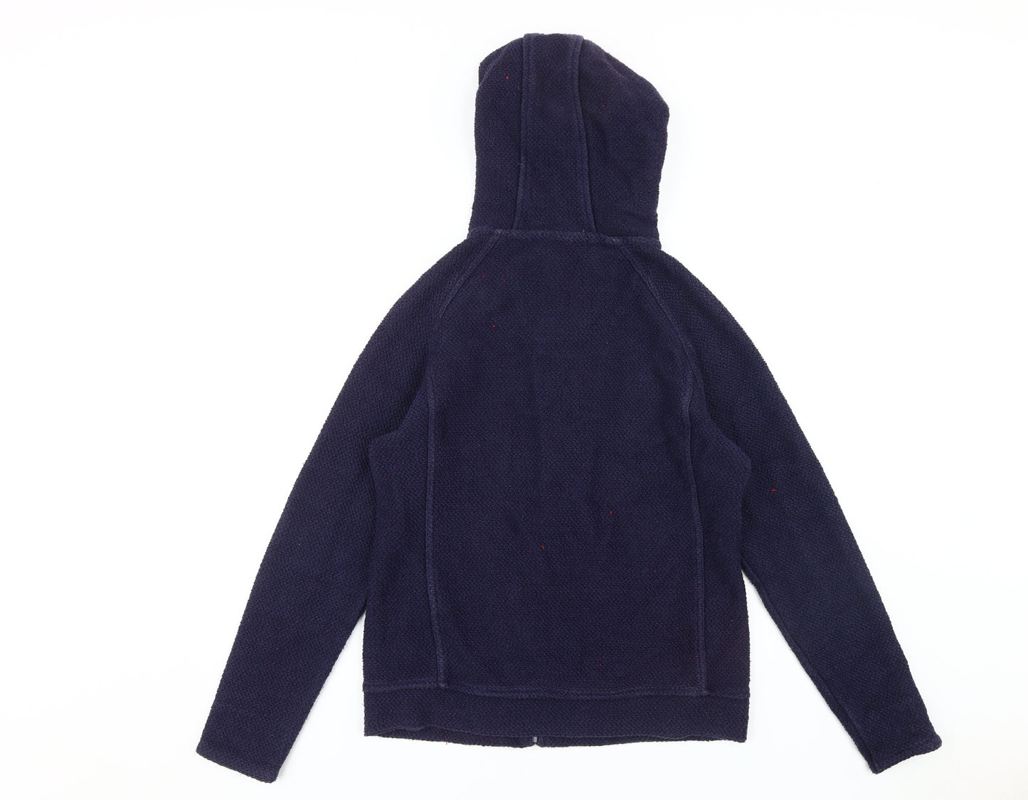 Weird Fish Women's Blue Full Zip Hoodie Size 10