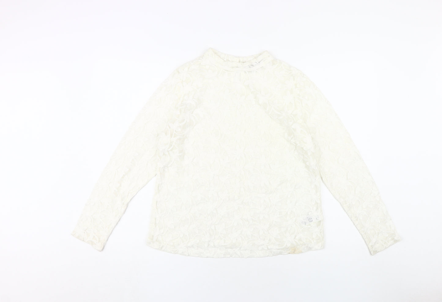 Marks and Spencer Ivory Lace Blouse UK 16