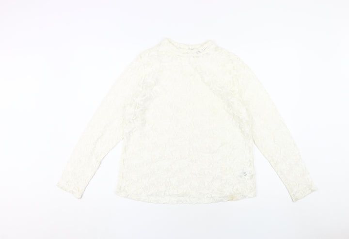 Marks and Spencer Ivory Lace Blouse UK 16