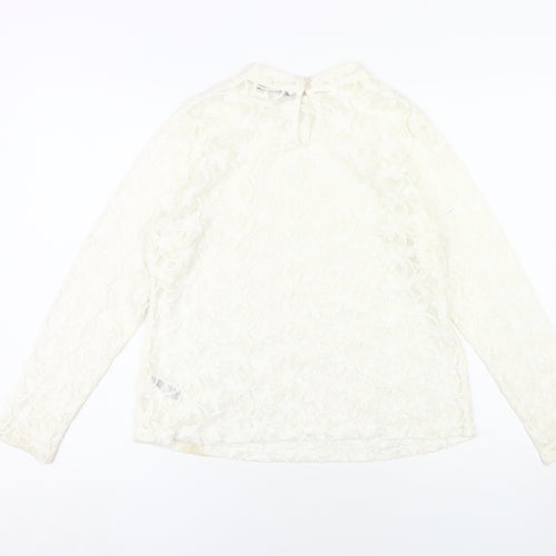 Marks and Spencer Ivory Lace Blouse UK 16