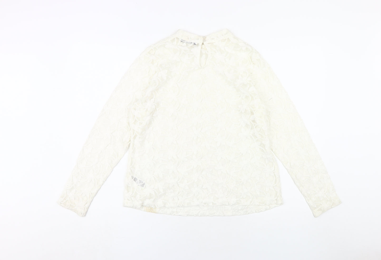 Marks and Spencer Ivory Lace Blouse UK 16