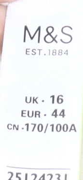 Marks and Spencer Ivory Lace Blouse UK 16