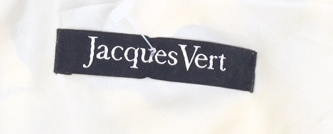 Jacques Vert Women's Ivory Floral Blouse size 12