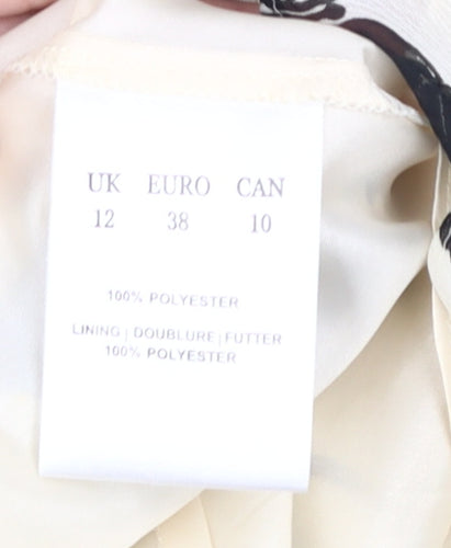 Jacques Vert Women's Ivory Floral Blouse size 12