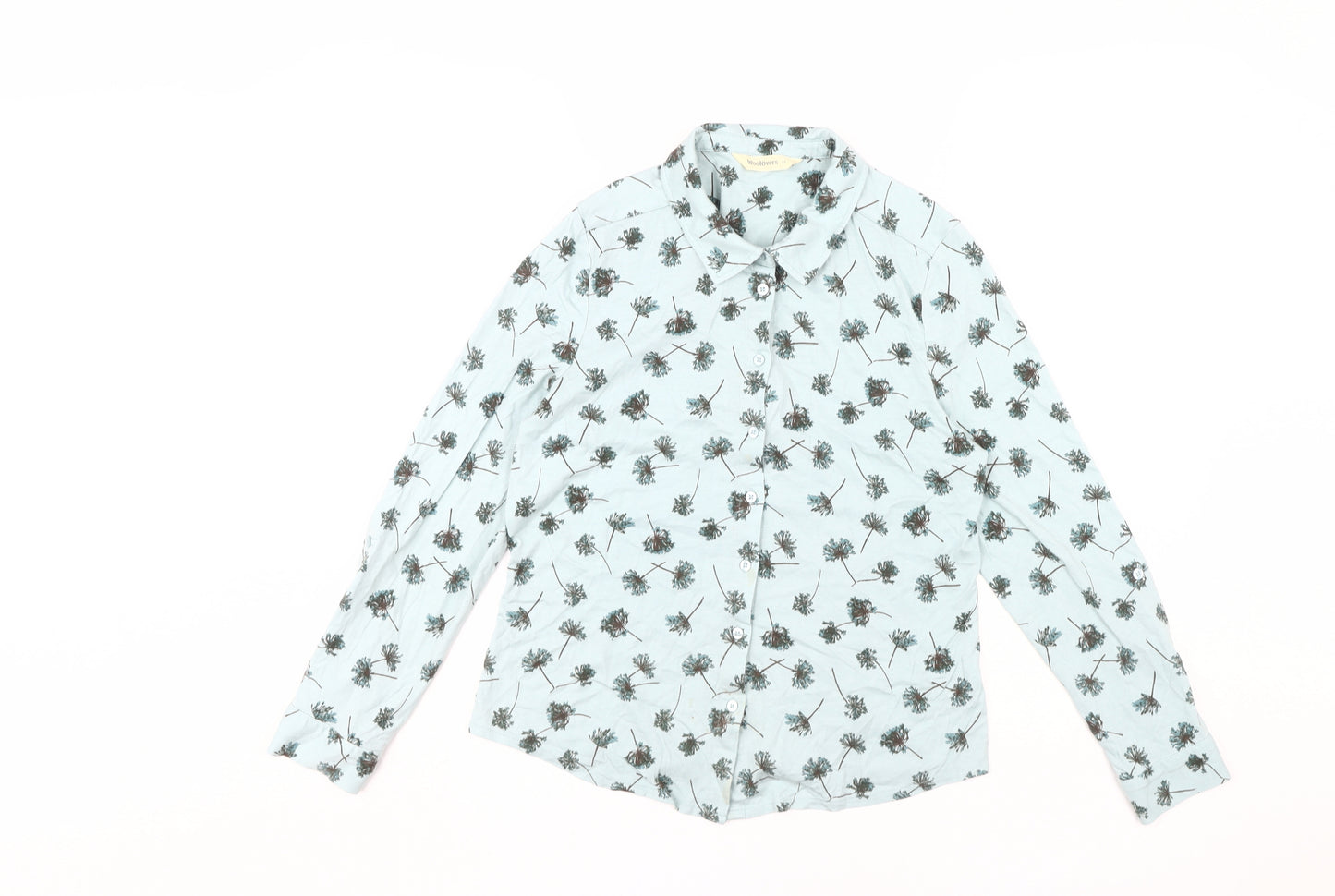 WoolOvers Women's Multicoloured Floral Blouse M