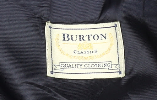 Burton Men's Blue Wool Blazer Jacket Size 40R