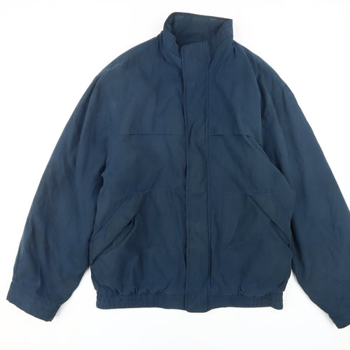 Debenhams Men's Blue Bomber Jacket, Medium, Casual Style
