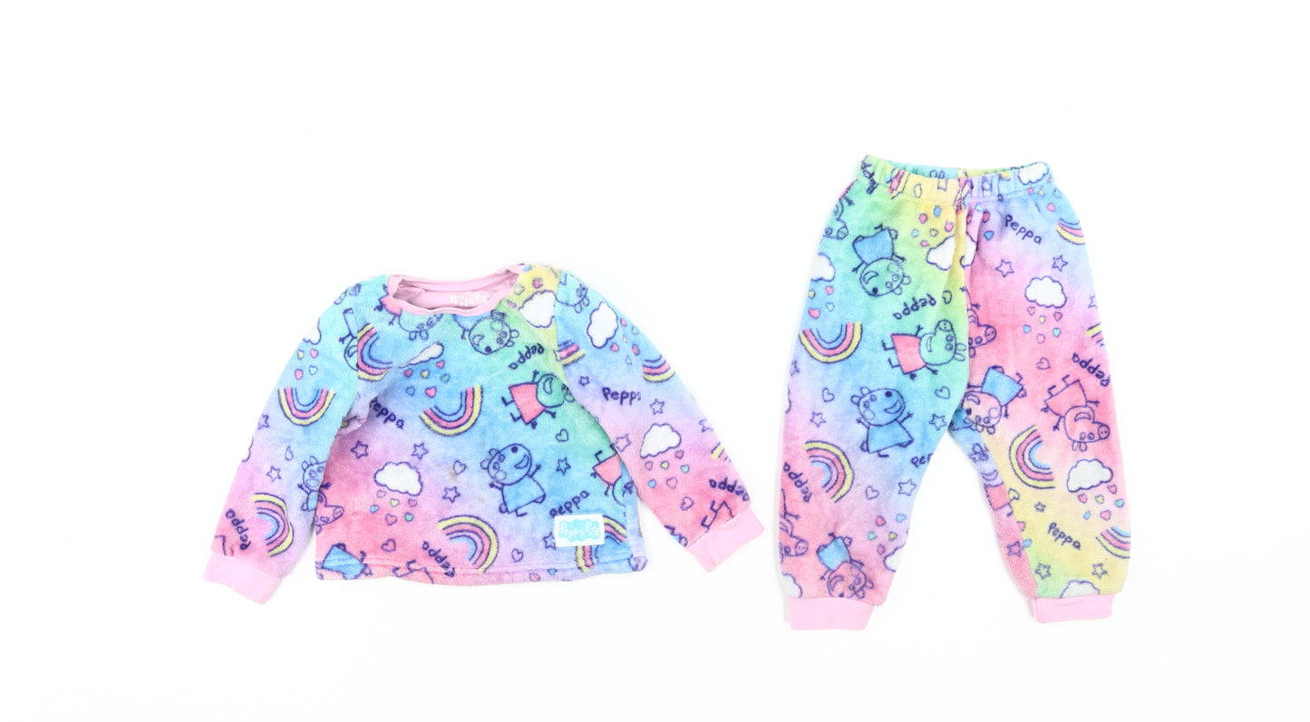 Nutmeg Peppa Pig Pyjama Set - 18-24 Months - Unisex Baby