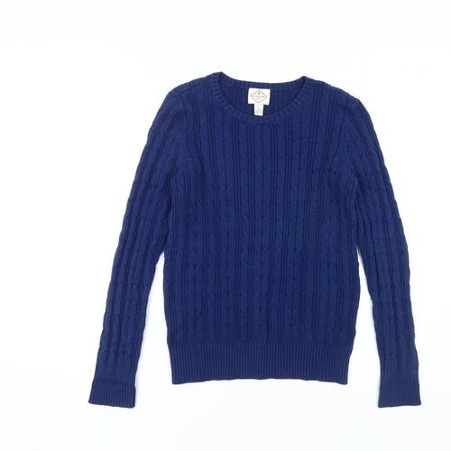 St John's Bay Women's Blue Pullover Jumper, Size S