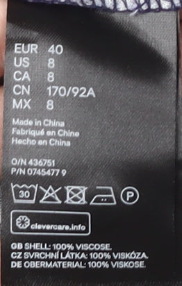 Women's Multicoloured Size 12 Paisley Dress