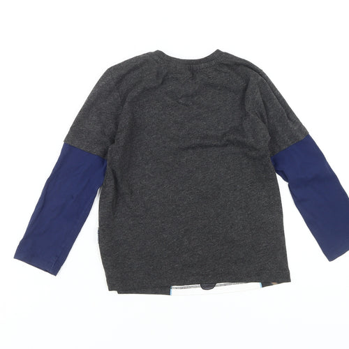 Disney Boys Frozen Olaf Grey Long Sleeve T-Shirt 5-6 Years