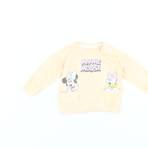 Disney Baby Beige Minnie Mouse T-Shirt, 6-9 Months