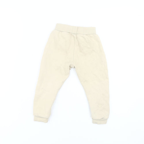 Disney Unisex Baby Beige Joggers - Mickey Mouse 24 Months
