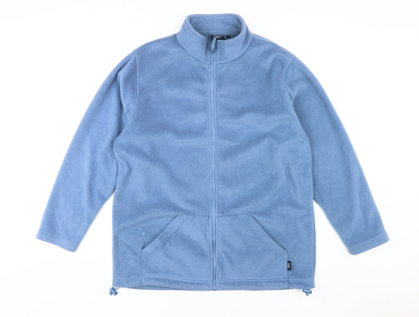 Cotton Traders Men's Blue Fleece Jacket L - Casual Warm