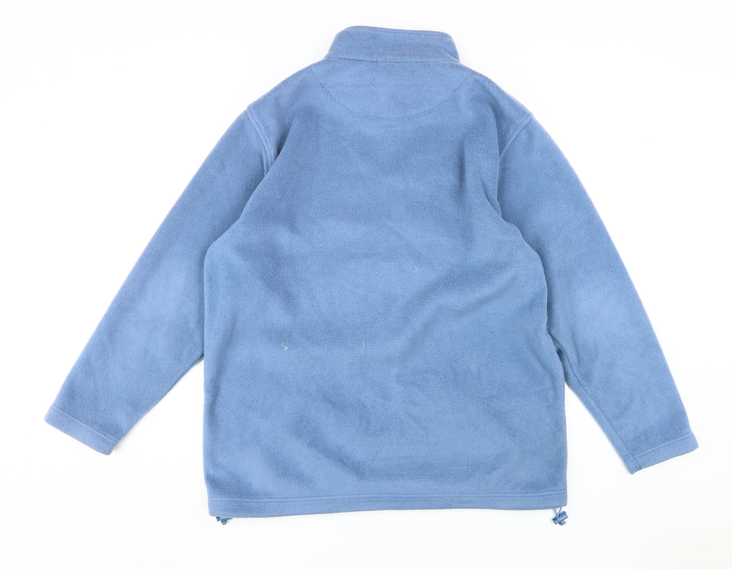 Cotton Traders Men's Blue Fleece Jacket L - Casual Warm