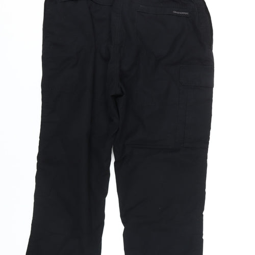 Craghoppers Men's Black Cargo Trousers Size 36