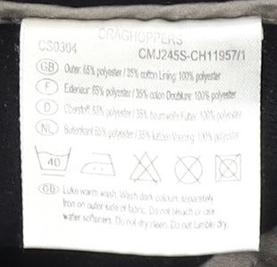 Craghoppers Men's Black Cargo Trousers Size 36