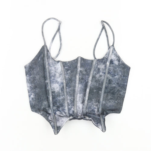 Bershka Women's Grey Camisole Top M