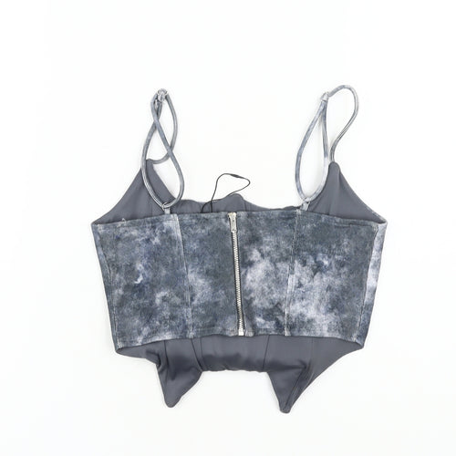 Bershka Women's Grey Camisole Top M