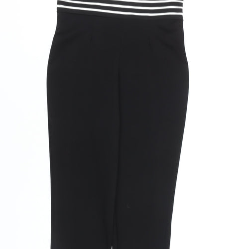 I-X London Women's Black Strapless Jumpsuit Size 12