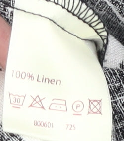 Phase Eight Women's Black Floral A-Line Skirt Size 10