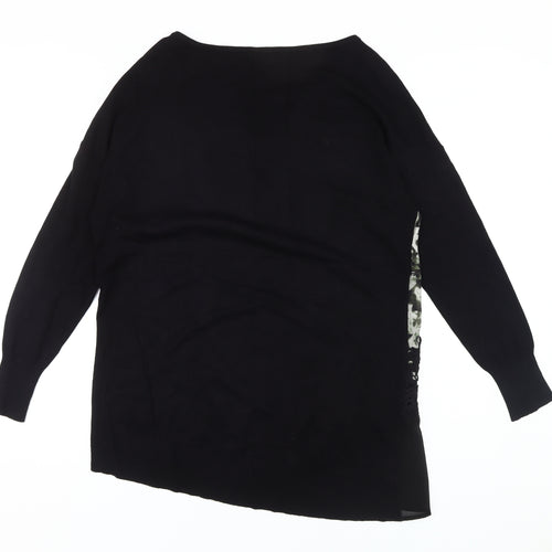 Mint Velvet Women's Black Size 14 Long Sleeve Blouse