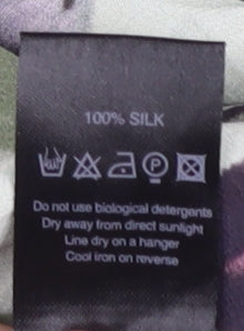 Mint Velvet Women's Multicoloured Silk Dress Size 16