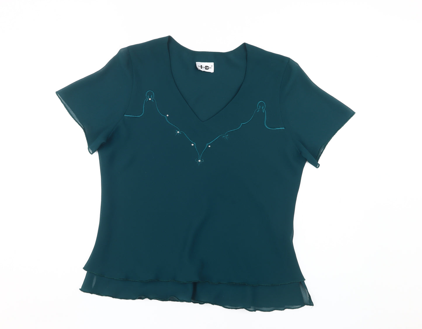 ID Collection Women’s Green Blouse Size 16