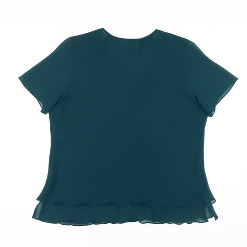 ID Collection Women’s Green Blouse Size 16