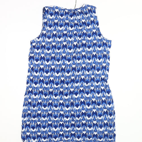 Principles Women's Blue Sleeveless Viscose Dress Size 16
