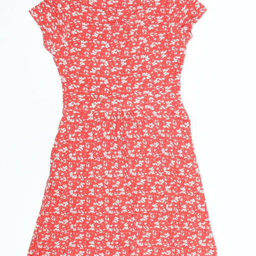 Mountain Warehouse Women’s Red Floral A-Line Dress Size 10